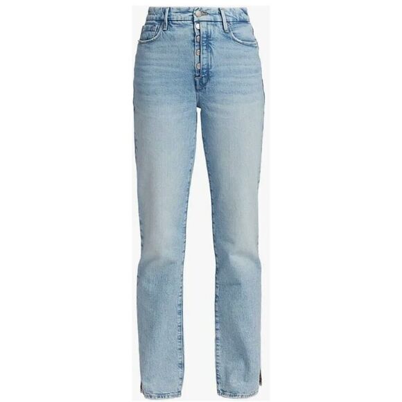 Good American Women's Good Boy High-Rise Stretch-Cotton Jeans Button Fly | 8/29 - Picture 1 of 16